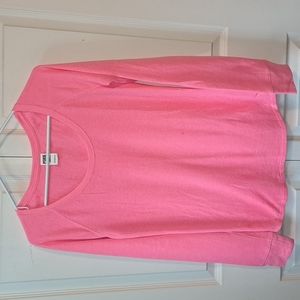 Pink Victoria's Secret women's long sleeve thermal top
